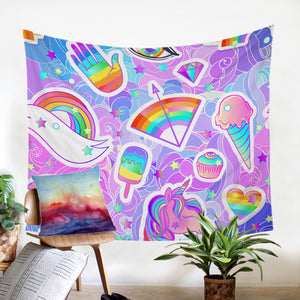 Rainbow Things SW1555 Tapestry