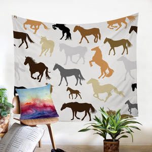 Horse Shadows SW1560 Tapestry