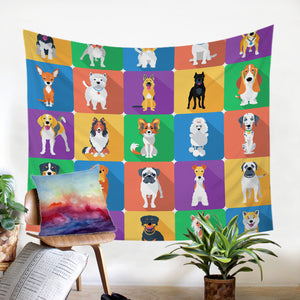 Dog Profiles SW1565 Tapestry