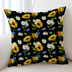 Sunflower & Daisy SWKD3467 Cushion Cover