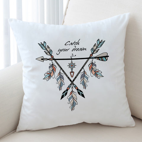 Image of Catch Your Dream Triangle Dreamcatcher SWKD3487 Cushion Cover