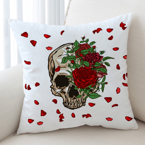 Image of Floral Skull SWKD3587 Cushion Cover
