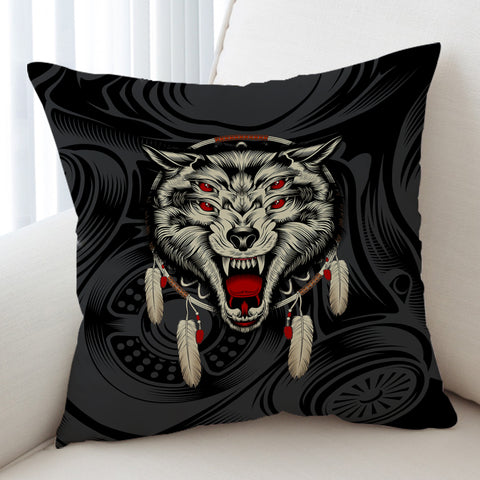 Image of Evil Wolf Dreamcatcher SW3590 Cushion Cover