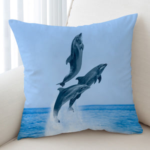 Three Jumping Dolphin SW3600 Cushion Cover