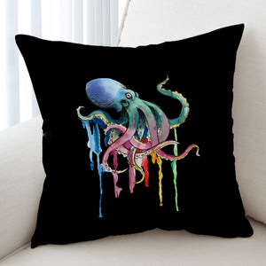 Funny Colorful Octopus SWKD3609 Cushion Cover