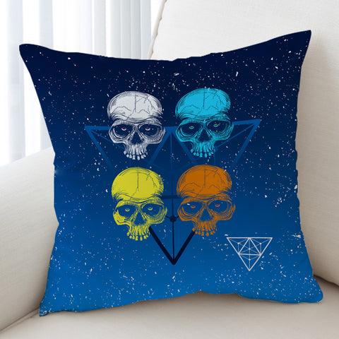 Image of Four Skull Triangle SW3612 Cushion Cover