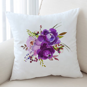 Purple Flower SWKD3615 Cushion Cover