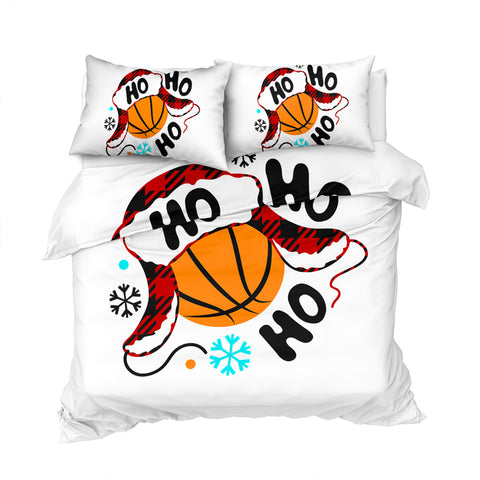 Image of Ho Ho Basketball Bedding Set - Beddingify