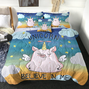 4 Pieces Believe In Me SWBD0009 Comforter Set