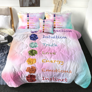 4 Pieces Chakras SWBD0032 Comforter Set