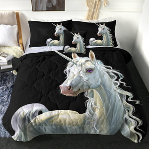 4 Pieces Unicorn SWBD0037 Comforter Set