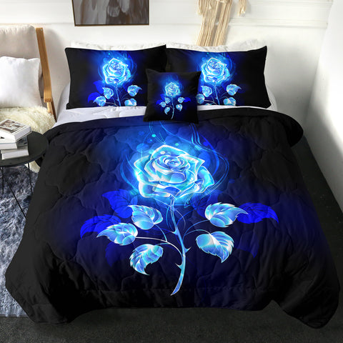 Image of 4 Pieces Ethereal Rose SWBD0069 Comforter Set