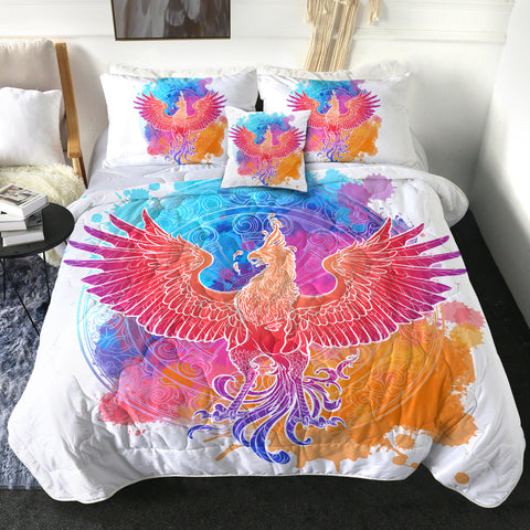 Image of 4 Pieces Phoenix SWBD0071 Comforter Set