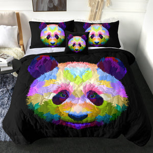 4 Pieces Panda SWBD0072 Comforter Set
