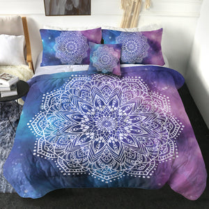 4 Pieces Mandala SWBD0078 Comforter Set