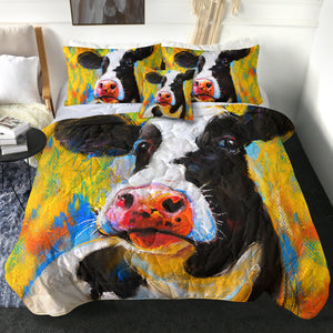 4 Pieces Moo SWBD0095 Comforter Set