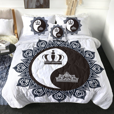 Image of 4 Pieces Royal Yin Yang SWBD0101 Comforter Set