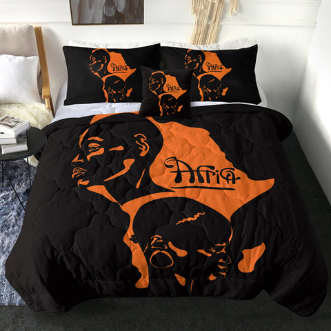 Image of 4 Pieces Africa SWBD0293 Comforter Set