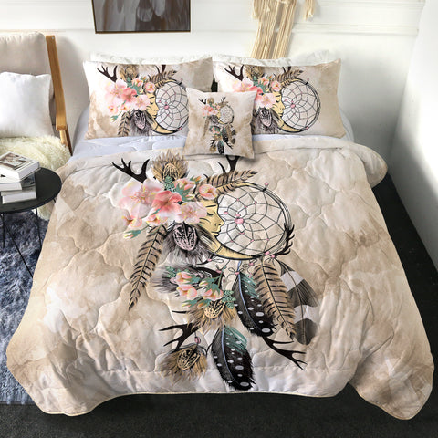 Image of 4 Pieces Dream Catcher SWBD0465 Comforter Set