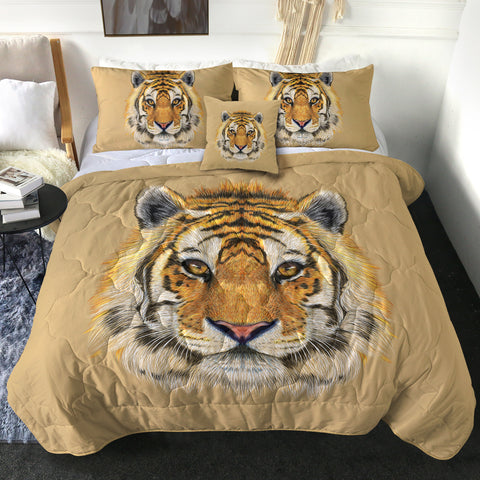 Image of 4 Pieces Tiger SWBD0484 Comforter Set