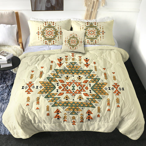 Image of 4 Pieces Triangle Strings SWBD0486 Comforter Set