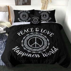 4 Pieces Happiness World SWBD0502 Comforter Set
