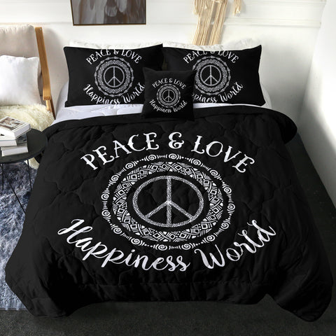 Image of 4 Pieces Happiness World SWBD0502 Comforter Set