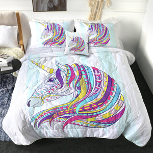 4 Pieces Unicorn SWBD0506 Comforter Set