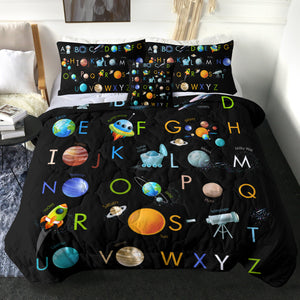 4 Pieces Space SWBD0509 Comforter Set