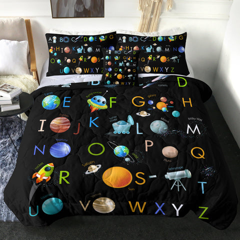 Image of 4 Pieces Space SWBD0509 Comforter Set