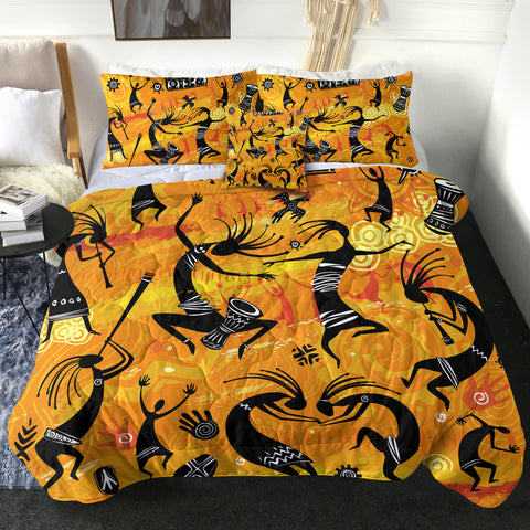 Image of 4 Pieces Hectic Dance SWBD0518 Comforter Set