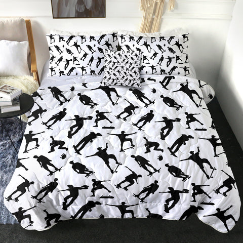 Image of 4 Pieces Skaters SWBD0523 Comforter Set