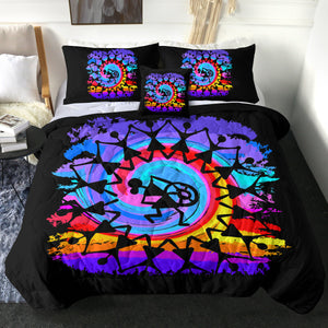 4 Pieces Communal Dance SWBD0536 Comforter Set