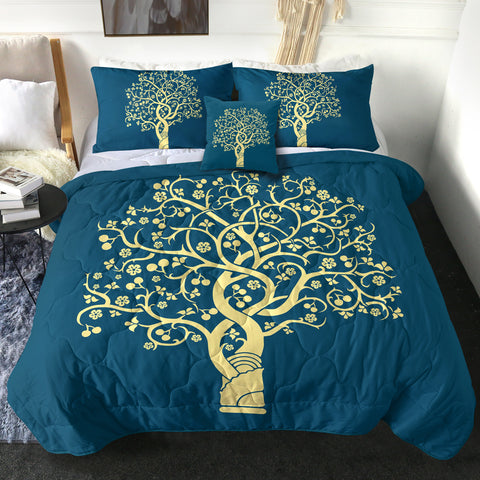 Image of 4 Pieces Tree Of Life SWBD0626 Comforter Set