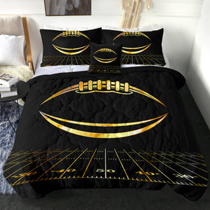 4 Pieces Football SWBD0630 Comforter Set