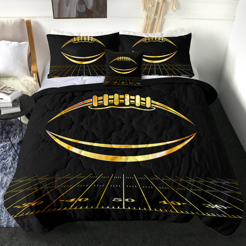 Image of 4 Pieces Football SWBD0630 Comforter Set