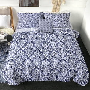 4 Pieces Wallpaper SWBD0634 Comforter Set