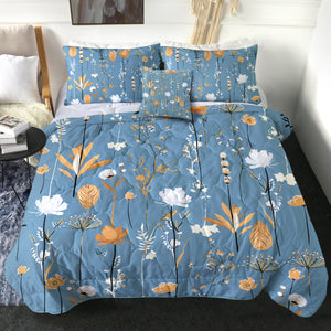 4 Pieces Wild Plants SWBD0650 Comforter Set