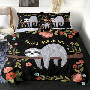 4 Pieces Follow Your Dream SWBD0656 Comforter Set