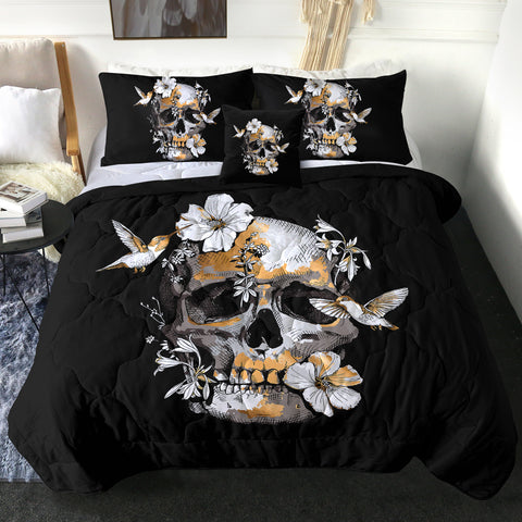 Image of 4 Pieces Skull SWBD0761 Comforter Set