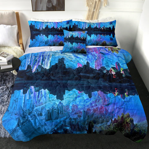 Image of 4 Pieces Glacier SWBD0823 Comforter Set