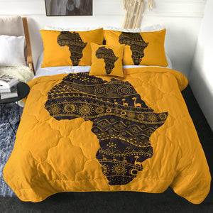 4 Pieces Africa SWBD0831 Comforter Set