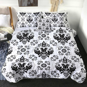 4 Pieces Wallpaper SWBD0854 Comforter Set