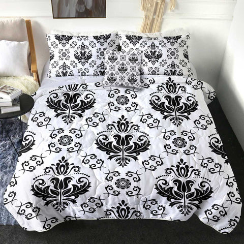 Image of 4 Pieces Wallpaper SWBD0854 Comforter Set