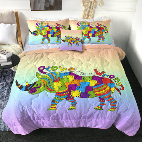 Image of 4 Pieces Rhino SWBD0859 Comforter Set