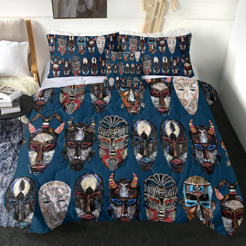 Image of 4 Pieces Masks SWBD0874 Comforter Set