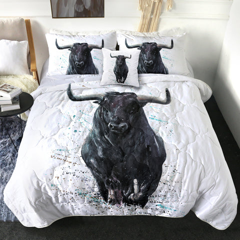 Image of 4 Pieces Mighty Bull SWBD0877 Comforter Set