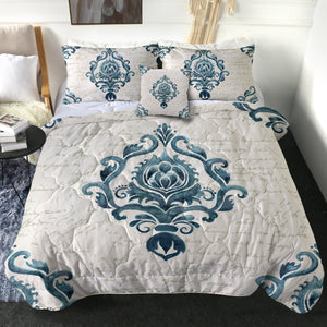 4 Pieces Wallpaper SWBD0984 Comforter Set