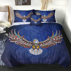 4 Pieces Eagle SWBD1093 Comforter Set
