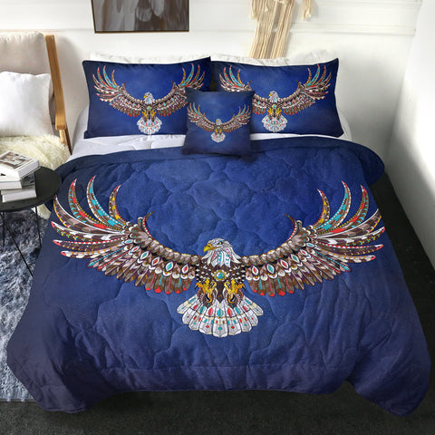 Image of 4 Pieces Eagle SWBD1093 Comforter Set